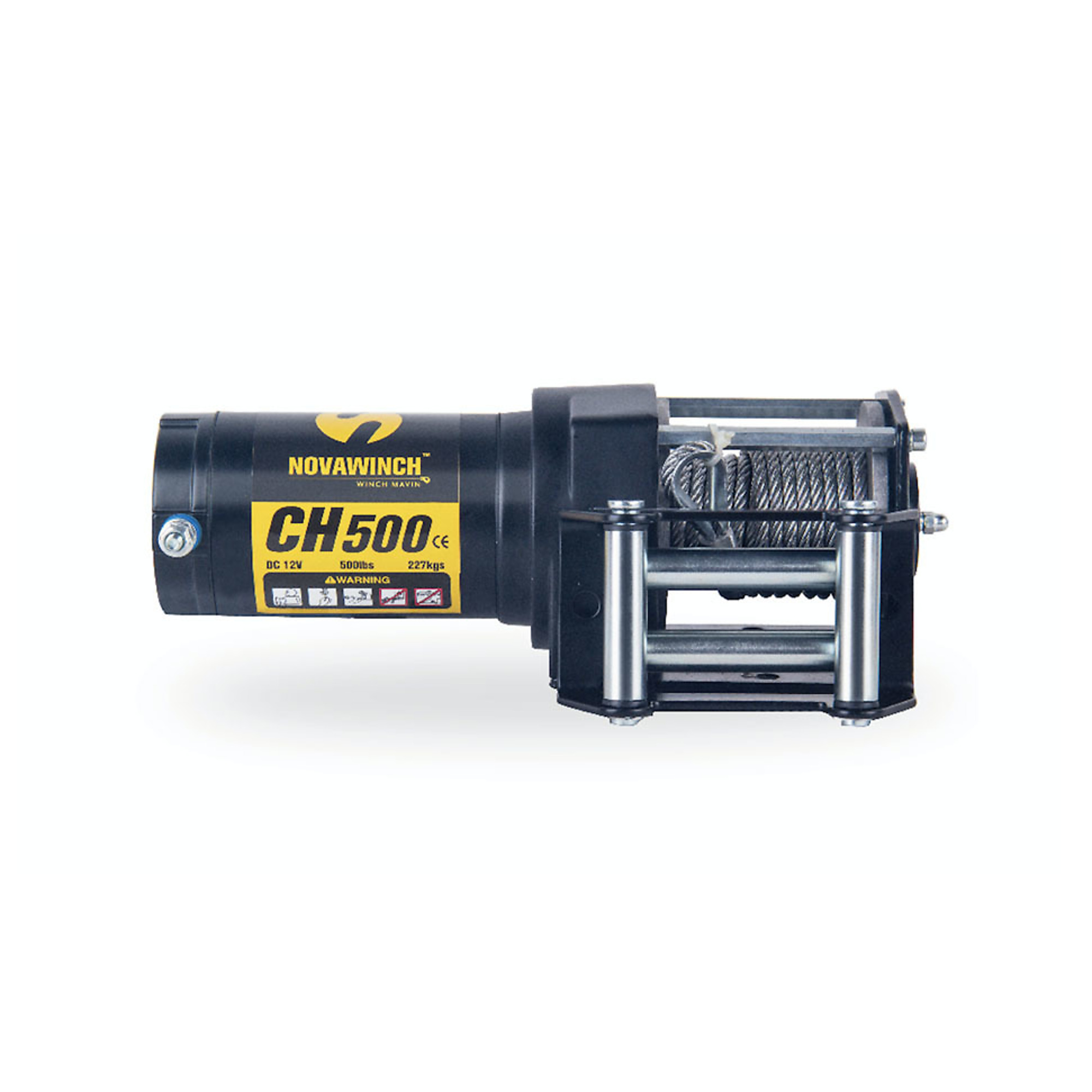 Novawinch, Utility 12V DC Powered Hoist, Capacity (Line Pull) 500 lb, Volts 12, Max. Amps 32, Model# 701001068770